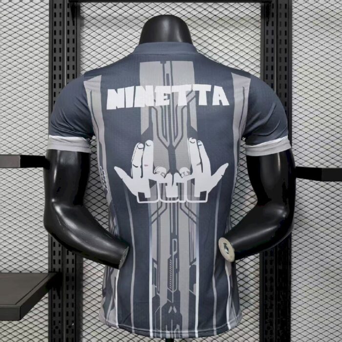 Mens Olympique Marseille 2025/26 Grey Jersey Player Version 1