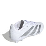 adidas Predator 24 Junior Firm Ground Football Boots – White/Silver – view 4