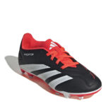 adidas Predator 24 Junior Firm Ground Football Boots – Black/White/Red – view 7