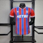 Mens Crystal Palace 2025/26 Home Jersey Player Version