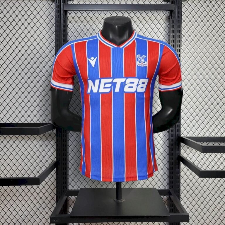 Mens Crystal Palace 2025/26 Home Jersey Player Version