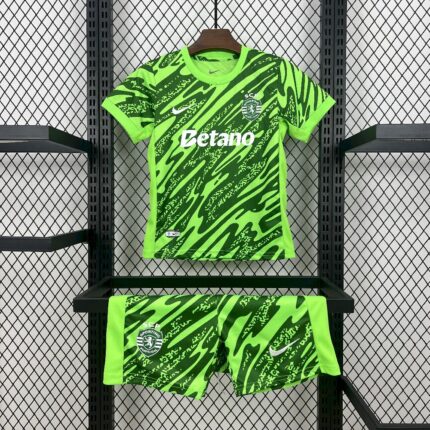 Kids Sporting CP 2025/26 Goalkeeper Kit