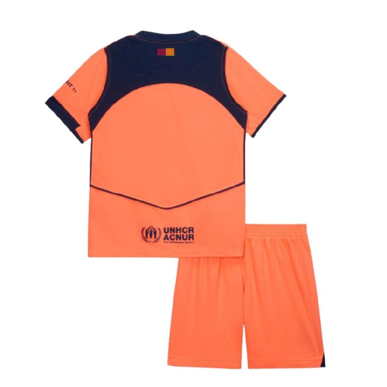 Kids Barcelona 2025/26 Third Kit 1