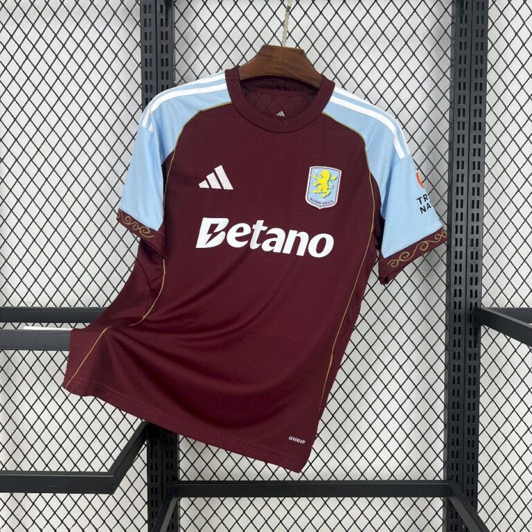 Mens Aston Villa 2025/26 Home Jersey