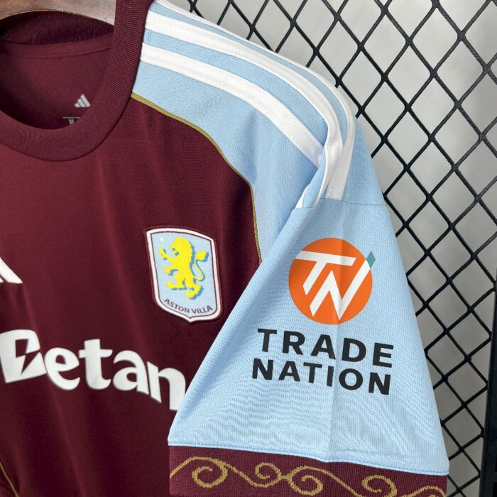 Mens Aston Villa 2025/26 Home Jersey 3
