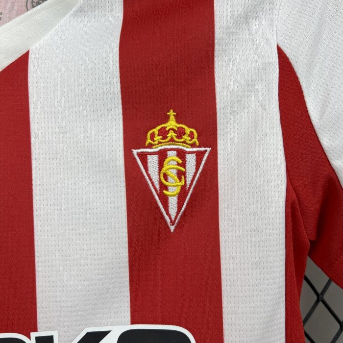 Kids Sporting de Gijón 2025/26 Home Kit 11