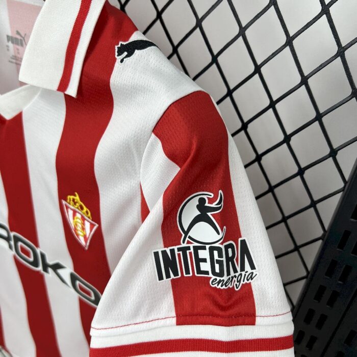Kids Sporting de Gijón 2025/26 Home Kit 7