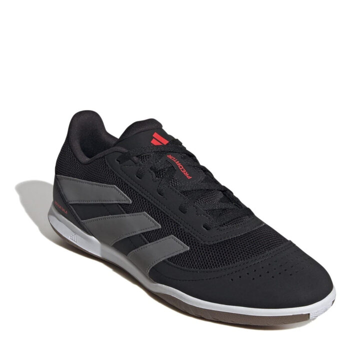 adidas Predator Indoor Football Boots – Black/Grey – view 3