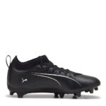 Puma Ultra Junior Firm Ground Football Boots – Black/White - Image 4