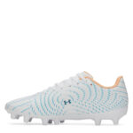 Under Armour Under Armour Shadow .4 Junior Firm Ground Football Boots – Wht/Blu/Orange – view 3