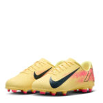 Nike Mercurial Vapor 16 Junior Firm Ground Football Boots – Orange/Navy – view 4