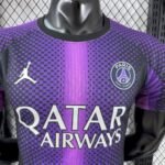 Mens Paris Saint-Germain 2025/26 Purple Jersey Player Version 7