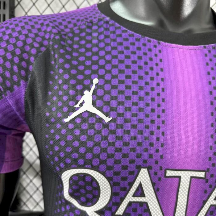 Mens Paris Saint-Germain 2025/26 Purple Jersey Player Version 6