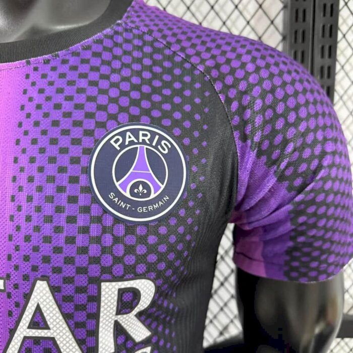 Mens Paris Saint-Germain 2025/26 Purple Jersey Player Version 5