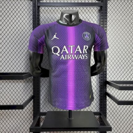 Mens Paris Saint-Germain 2025/26 Purple Jersey Player Version