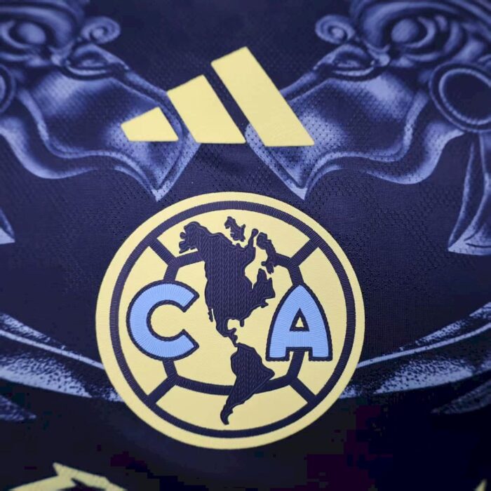 Mens Club America 2025/26 Away Long Sleeve Jersey Player Version 7
