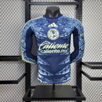 Mens Club America 2025/26 Away Long Sleeve Jersey Player Version