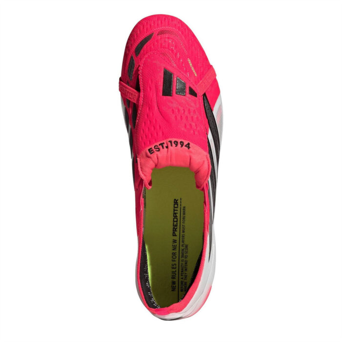 adidas Predator Soft Ground Football Boots – Red/Blk/White – view 5