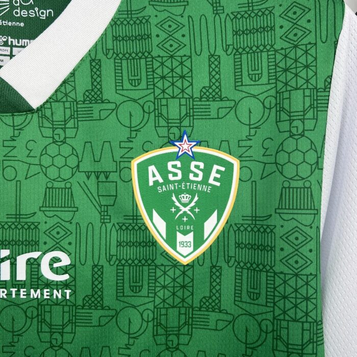 Mens AS Saint-Etienne 2025/26 Home Jersey 6