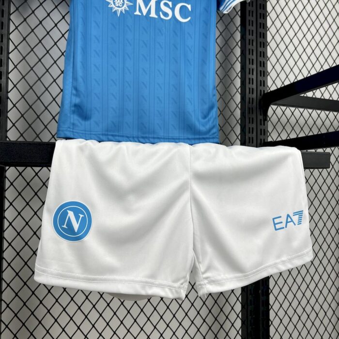 Kids Napoli 2025/26 Home Kit 4