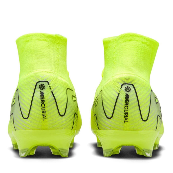Nike Zoom Mercurial Superfly 10 Firm Ground Football Boots – Volt/Black – view 5