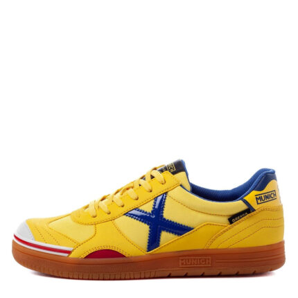 Munich Gresca Indoor Football Boots – Yellow/Blue – view 2
