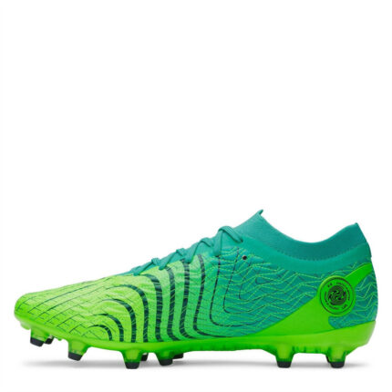 Under Armour Under Armour Magnetico .1 Firm Ground Football Boots – Green/Turquoise – view 2