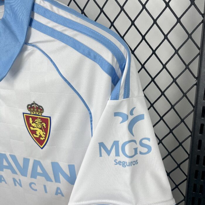 Mens Real Zaragoza 2025/26 Home Jersey 4