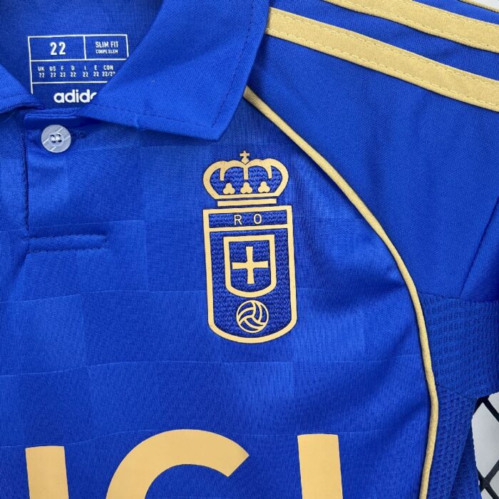 Kids Real Oviedo 2025/26 Home Kit 10