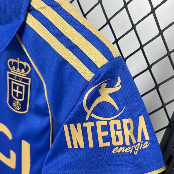 Kids Real Oviedo 2025/26 Home Kit 6