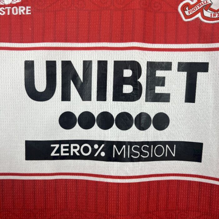 Mens Middlesbrough 2025/26 Home Jersey 6