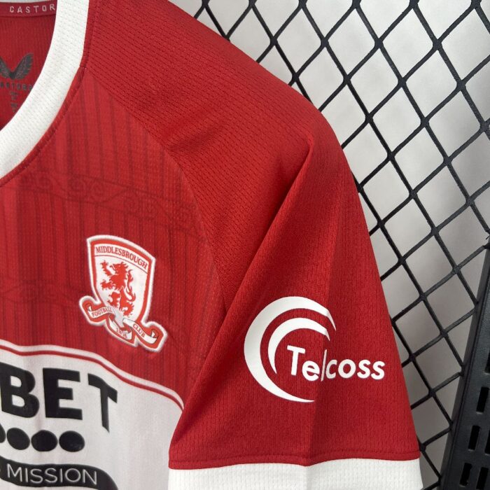 Mens Middlesbrough 2025/26 Home Jersey 3