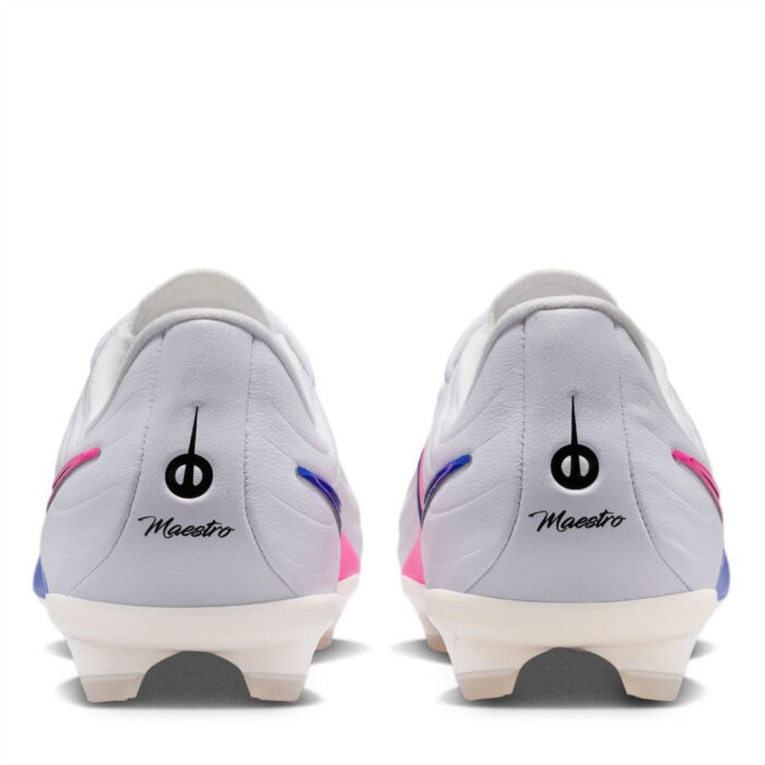 Nike Tiempo Junior Firm Ground Football Boots – Blue/Wht/Pink – view 5