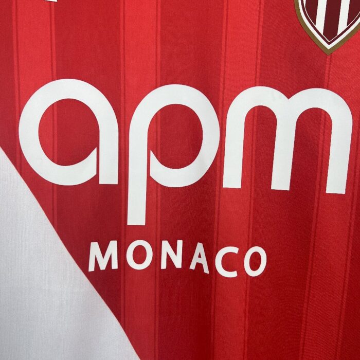 Mens AS Monaco 2025/26 Home Jersey 5
