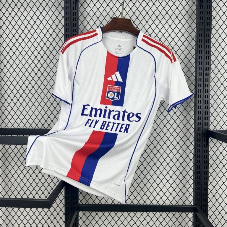 Mens Olympique Lyonnais 2025/26 Home Jersey