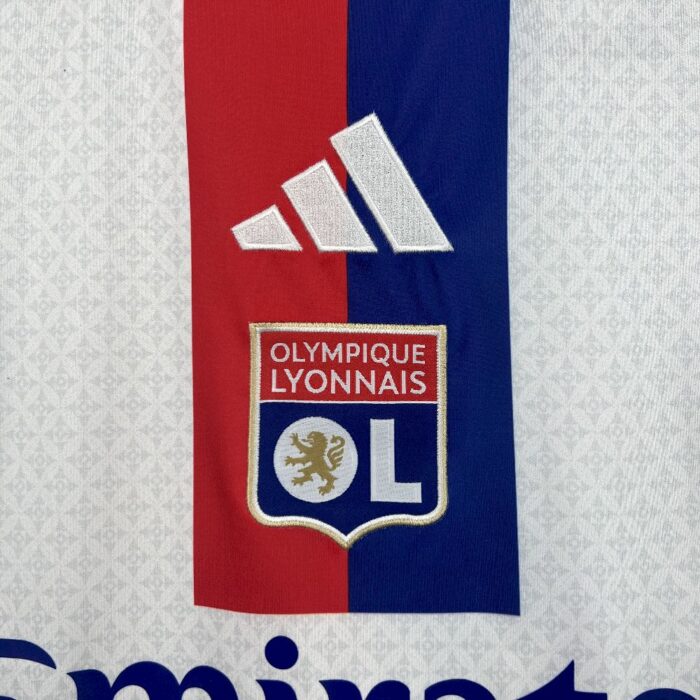 Mens Olympique Lyonnais 2025/26 Home Jersey 6