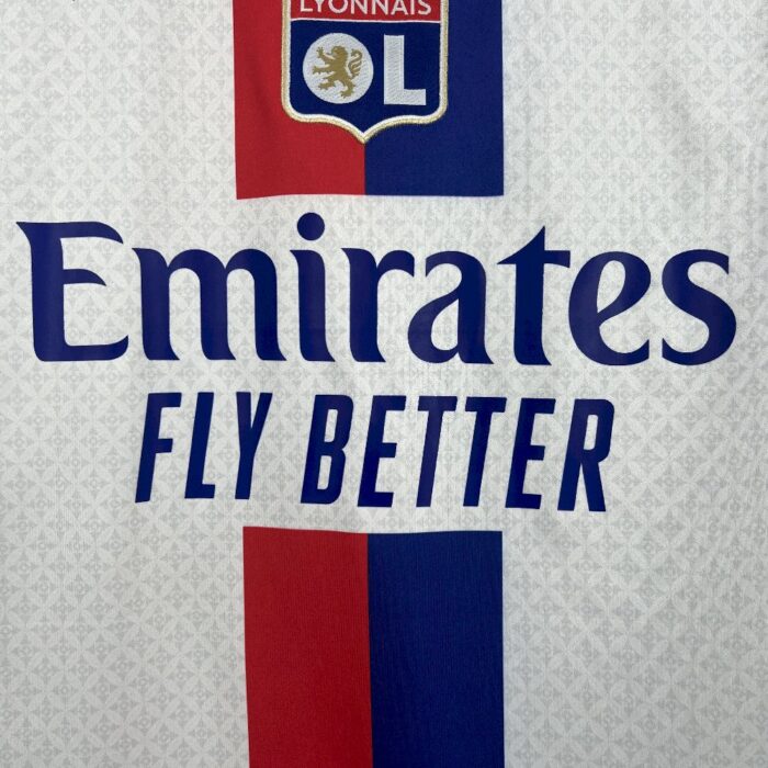 Mens Olympique Lyonnais 2025/26 Home Jersey 5