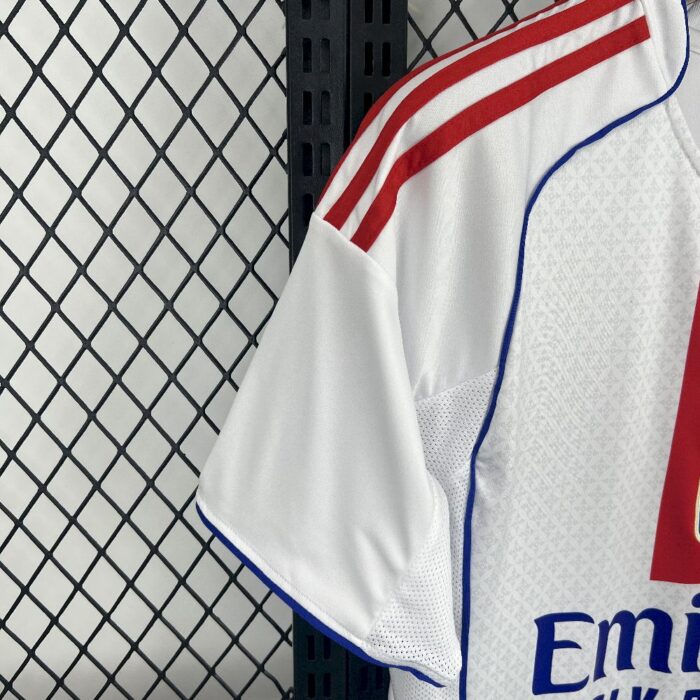 Mens Olympique Lyonnais 2025/26 Home Jersey 3