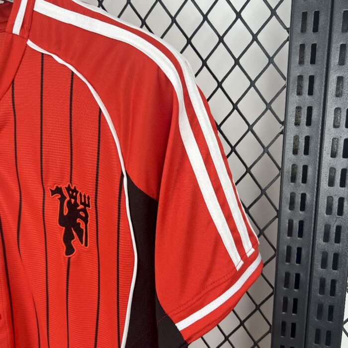 Mens Manchester United 2025/26 Baseball Jersey 4