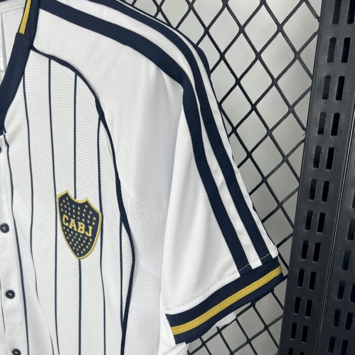 Mens Boca Juniors 2025/26 Baseball Jersey 3
