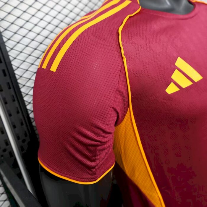Mens AS Roma 2025/26 Home Jersey Player Version 7