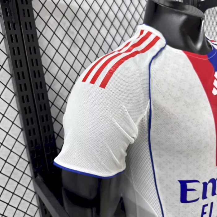 Mens Olympique Lyonnais 2025/26 Home Jersey Player Version 8