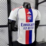 Mens Olympique Lyonnais 2025/26 Home Jersey Player Version 6
