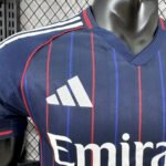 Mens Olympique Lyonnais 2025/26 Away Jersey Player Version 5