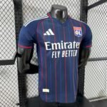 Mens Olympique Lyonnais 2025/26 Away Jersey Player Version 3