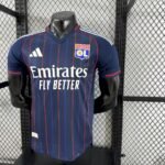 Mens Olympique Lyonnais 2025/26 Away Jersey Player Version 2