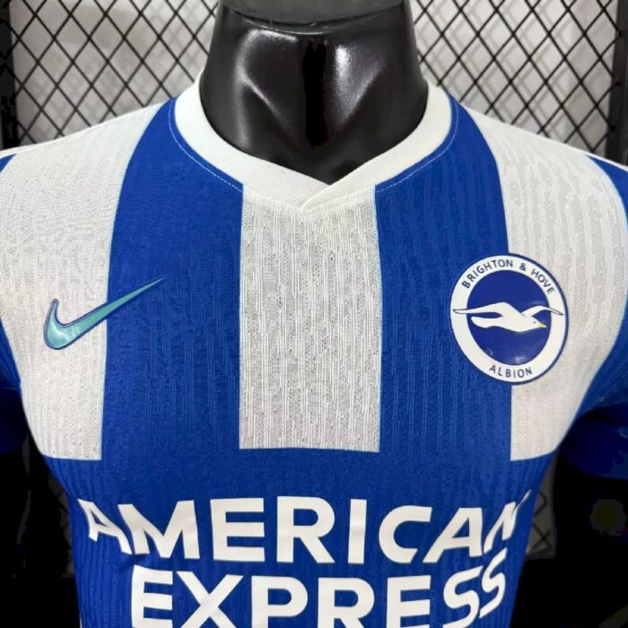 Mens Brighton & Hove Albion 2025/26 Home Jersey Player Version 9