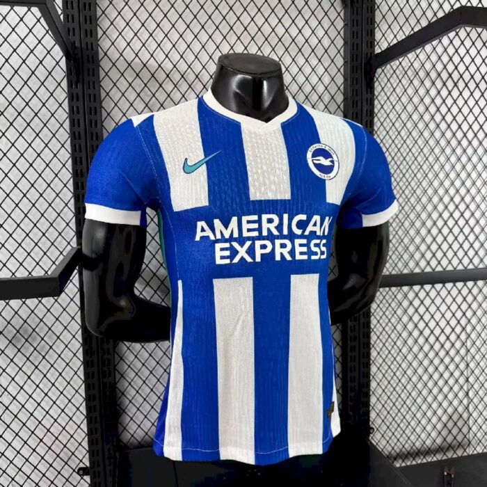 Mens Brighton & Hove Albion 2025/26 Home Jersey Player Version 6