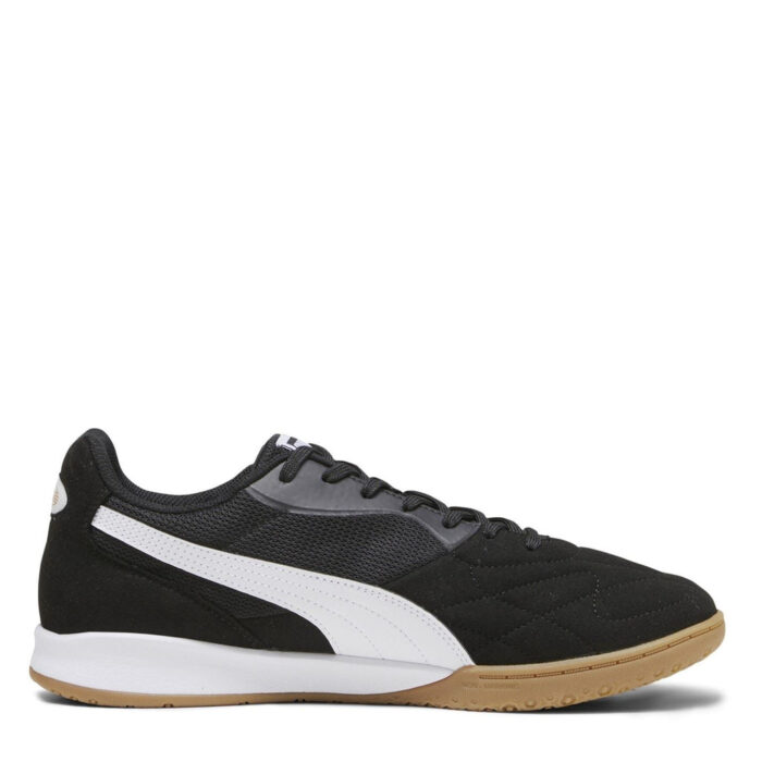 Puma Top Indoor Football Boots – Black/White – view 5