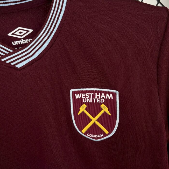 Mens West Ham United 2025/26 Home Jersey 5